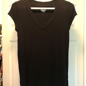Black V-Neck T-shirt